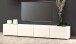 Lowboard >Mister< in weiss, Lack Hochglanz - 225x40x38cm (BxHxT)