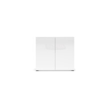 Sideboard >Mister< in weiss, Lack Hochglanz - 90x80x38cm (BxHxT)