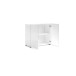 Sideboard >Mister< in weiss, Lack Hochglanz - 90x80x38cm (BxHxT)