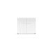 Sideboard >Mister< in weiss, Lack Hochglanz - 90x80x38cm (BxHxT)