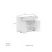 Sideboard >Mister< in weiss, Lack Hochglanz - 90x80x38cm (BxHxT)