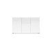 Sideboard >Mister< in weiss, Lack Hochglanz - 135x80x38cm (BxHxT)