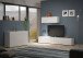 Sideboard >Mister< in weiss, Lack Hochglanz - 135x80x38cm (BxHxT)