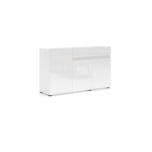 Sideboard >Mister< in weiss, Lack Hochglanz -...