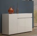 Sideboard >Mister< in weiss, Lack Hochglanz - 135x80x38cm (BxHxT)