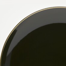 Kombiservice Geschirr-Set, Service Glamour Black (24-tlg), für 6 Personen, Porzellan