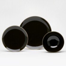 Kombiservice Geschirr-Set, Service Glamour Black...