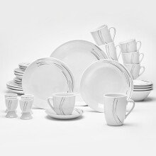 Kombiservice Geschirr-Set, Montreal (32-tlg), Porzellan,...