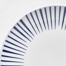 Tellerset Paros (18-tlg), für 6 Personen, Porzellan