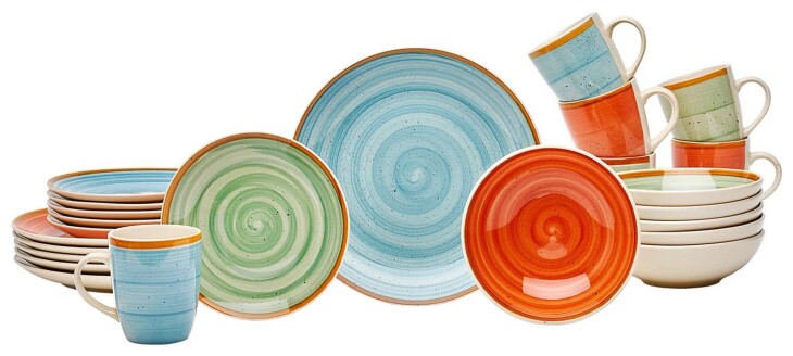 Kombiservice Geschirr-Set, Magnifica (24-tlg), für 6 Personen, Steing, 100,95 €