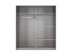 Komplettschlafzimmer >ANGIE< in HICKORY OAK + GRAPHIT - 499x208x210cm (BxHxT)