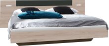 Bett >ANGIE< in HICKORY OAK + GRAPHIT -...