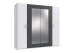 Komplettschlafzimmer >ANGIE< in WEISS + GRAPHIT - 519x208x210cm (BxHxT)