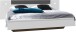 Bett >ANGIE< in WEISS + GRAPHIT - 209x81x210cm (BxHxT)