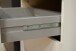 Kombikommode >ANGIE< in WEISS + GRAPHIT - 130x83x41cm (BxHxT)