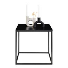 Beistelltisch >Vita< in Schwarz, Melamin - 45x45x45cm (BxHxT)