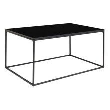 Couchtisch >Vita< in Schwarz, Melamin - 90x45x60cm (BxHxT)