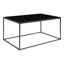Couchtisch >Vita< in Schwarz, Melamin - 90x45x60cm (BxHxT)