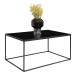 Couchtisch >Vita< in Schwarz, Melamin - 90x45x60cm (BxHxT)