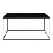 Couchtisch >Vita< in Schwarz, Melamin - 90x45x60cm (BxHxT)