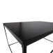 Couchtisch >Vita< in Schwarz, Melamin - 90x45x60cm (BxHxT)