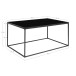 Couchtisch >Vita< in Schwarz, Melamin - 90x45x60cm (BxHxT)