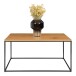 Couchtisch >Vita< in Natur, Melamin - 90x45x60cm (BxHxT)