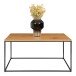 Couchtisch >Vita< in Natur, Melamin - 90x45x60cm (BxHxT)