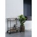 Servierwagen >Vita< in Natur, Melamin - 40x79x68cm (BxHxT)