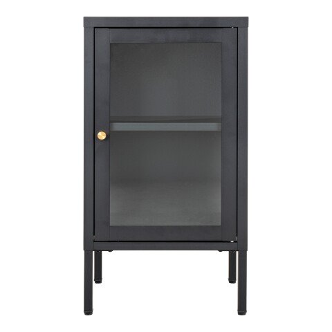 Beistellschrank >Dalby< in Schwarz, Metall - 38x70x35cm (BxHxT)