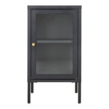 Beistellschrank >Dalby< in Schwarz, Metall -...