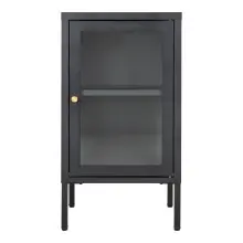 Beistellschrank >Dalby< in Schwarz, Metall -...