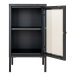 Beistellschrank >Dalby< in Schwarz, Metall - 38x70x35cm (BxHxT)