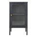 Beistellschrank >Dalby< in Schwarz, Metall - 38x70x35cm (BxHxT)