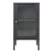 Beistellschrank >Dalby< in Schwarz, Metall - 38x70x35cm (BxHxT)