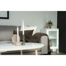 Beistellschrank >Dalby< in Weiss, Metall - 38x70x35cm (BxHxT)