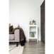 Beistellschrank >Dalby< in Weiss, Metall - 38x70x35cm (BxHxT)