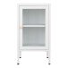 Beistellschrank >Dalby< in Weiss, Metall - 38x70x35cm (BxHxT)