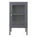 Beistellschrank >Dalby< in Grau, Metall - 38x70x35cm (BxHxT)