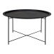Couchtisch >Bastia< in Schwarz, Metall - 43cm (H)
