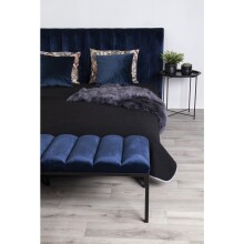 Beistelltisch >Bastia< in Schwarz, Metall - 47x50x47cm (BxHxT)