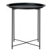 Beistelltisch >Bastia< in Schwarz, Metall - 47x50x47cm (BxHxT)