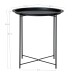 Beistelltisch >Bastia< in Schwarz, Metall - 47x50x47cm (BxHxT)