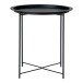 Beistelltisch >Bastia< in Schwarz, Metall - 47x50x47cm (BxHxT)