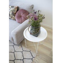 Beistelltisch >Bastia< in Weiss, Metall - 47x50x47cm (BxHxT)