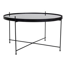 Couchtisch >Venezia< in Schwarz, Glas - 70x40x70cm...