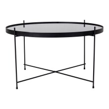 Couchtisch >Venezia< in Schwarz, Glas - 70x40x70cm (BxHxT)