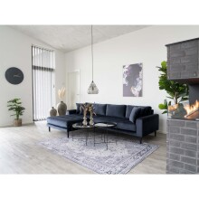 Couchtisch >Venezia< in Schwarz, Glas - 70x40x70cm (BxHxT)