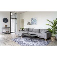 Couchtisch >Venezia< in Schwarz, Glas - 70x40x70cm (BxHxT)