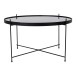 Couchtisch >Venezia< in Schwarz, Glas - 70x40x70cm (BxHxT)